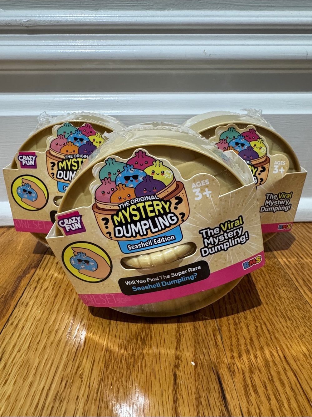 Crazy Fun The Original Mystery Dumpling Seashell Edition lot of 3